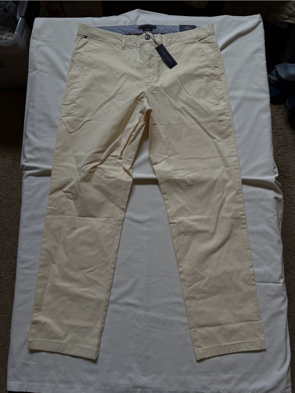 Tommy Hilfiger Cream Chino Pants